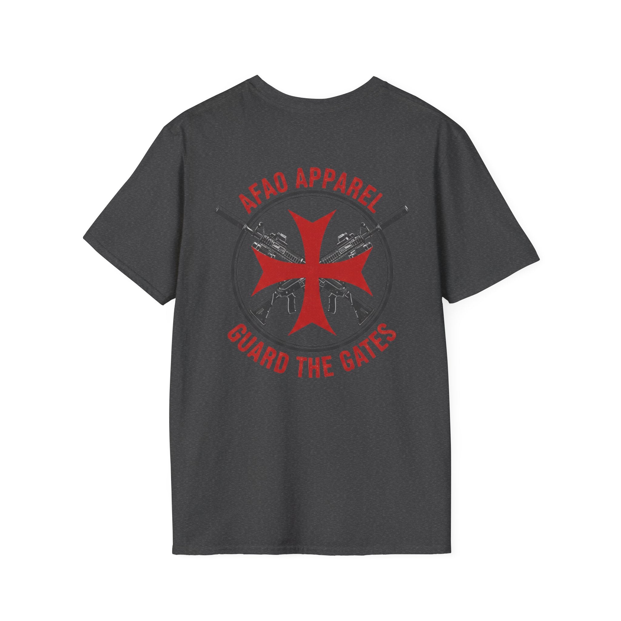 Guard the Gates T-Shirt — AFAO Apparel Cross & Rifles Graphic Tee