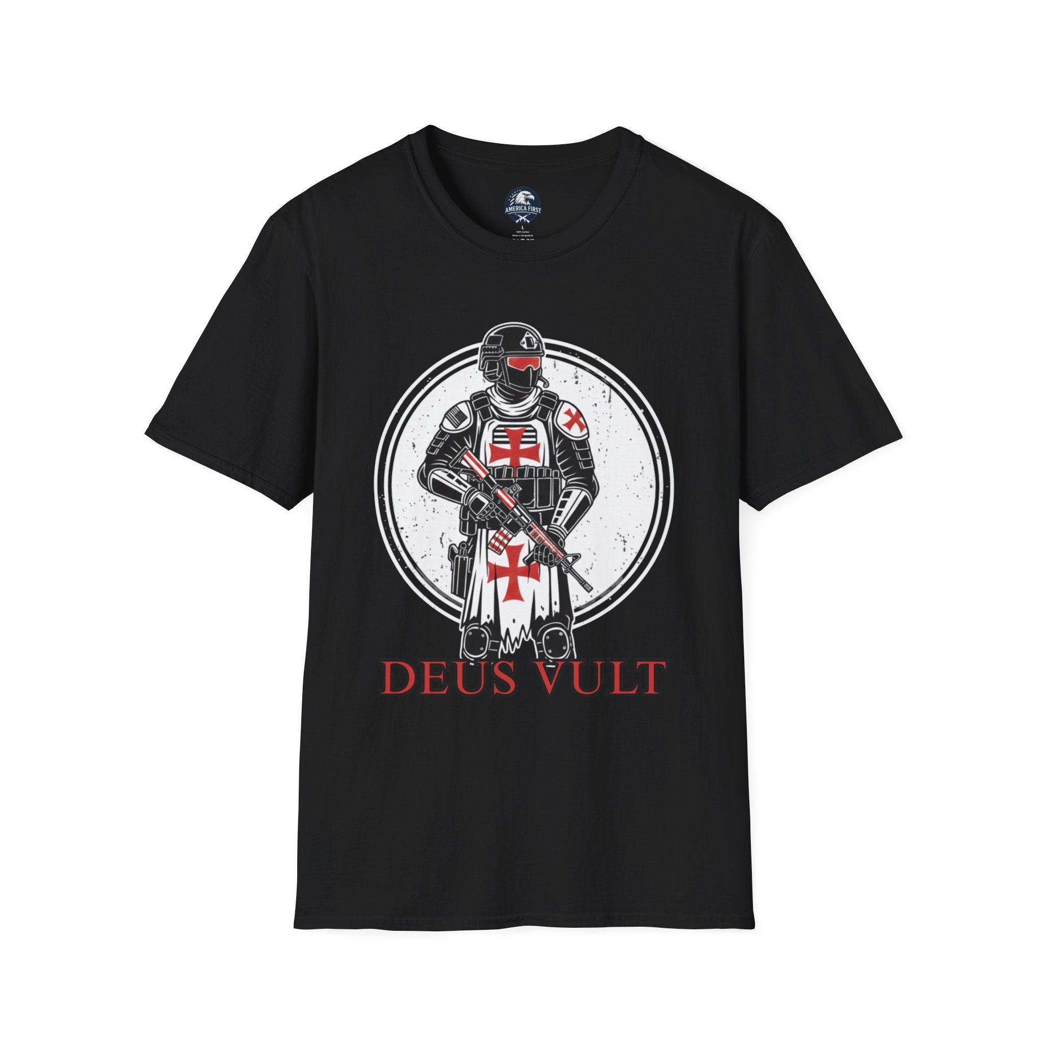 Deus Vult Crusader Graphic T-Shirt