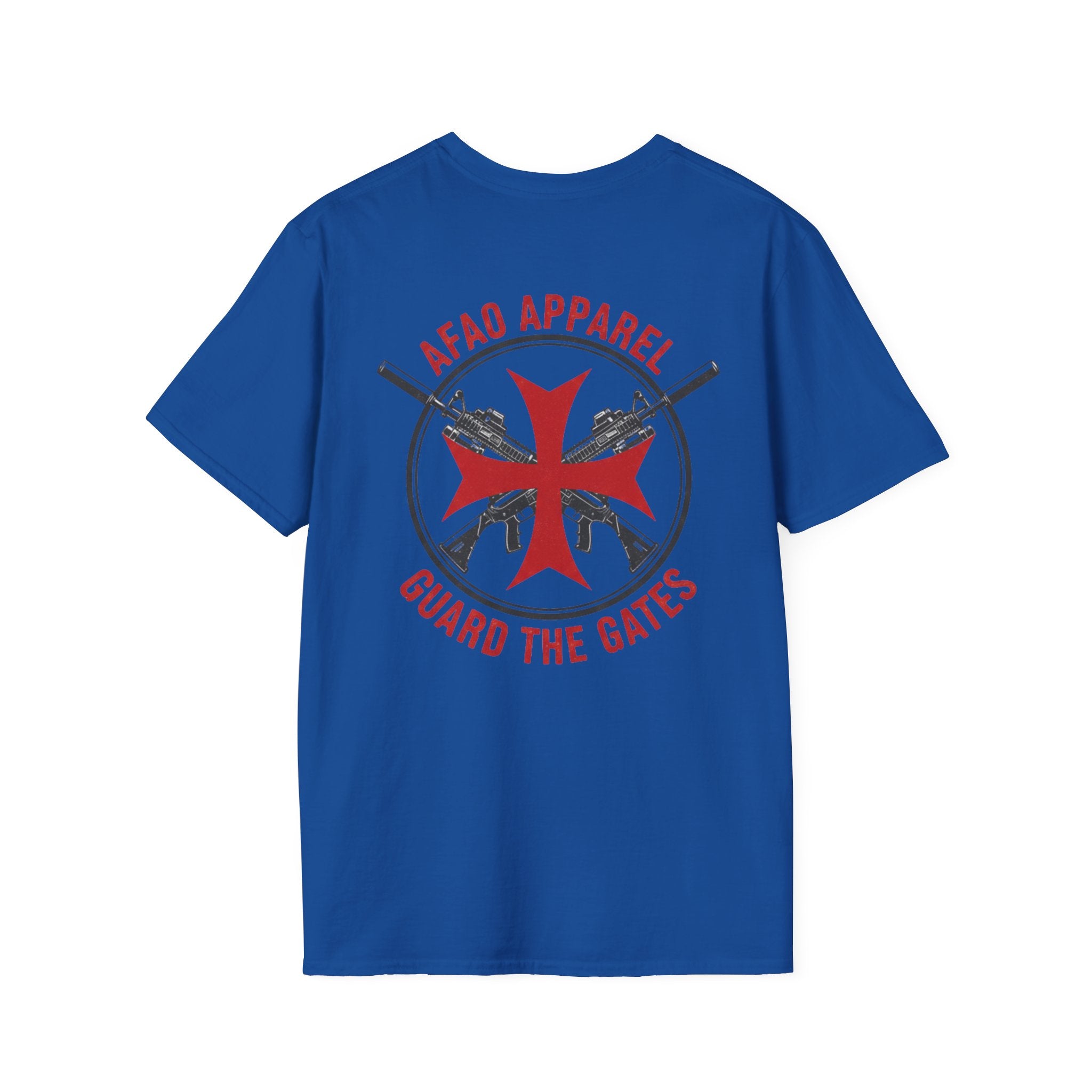 Guard the Gates T-Shirt — AFAO Apparel Cross & Rifles Graphic Tee