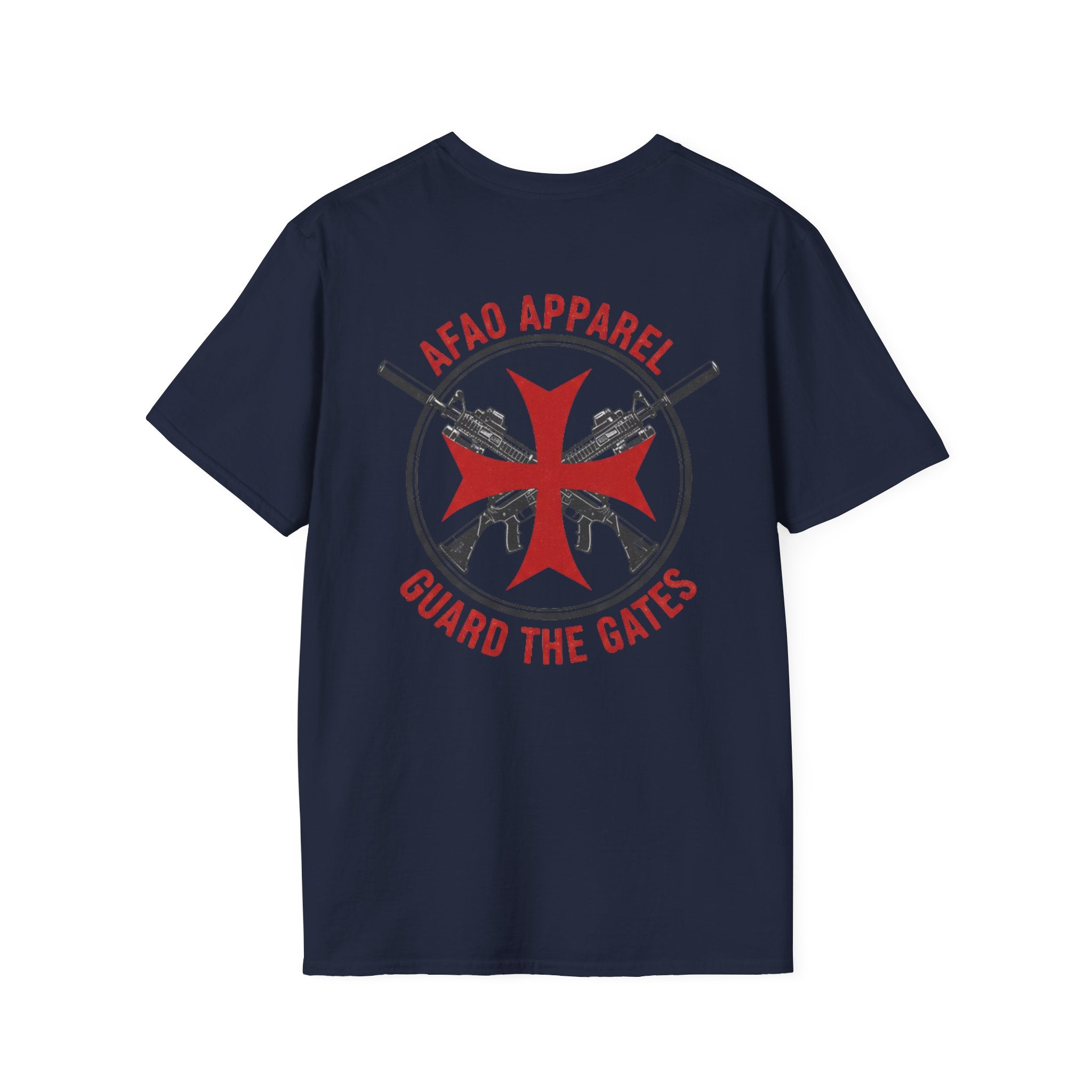 Guard the Gates T-Shirt — AFAO Apparel Cross & Rifles Graphic Tee