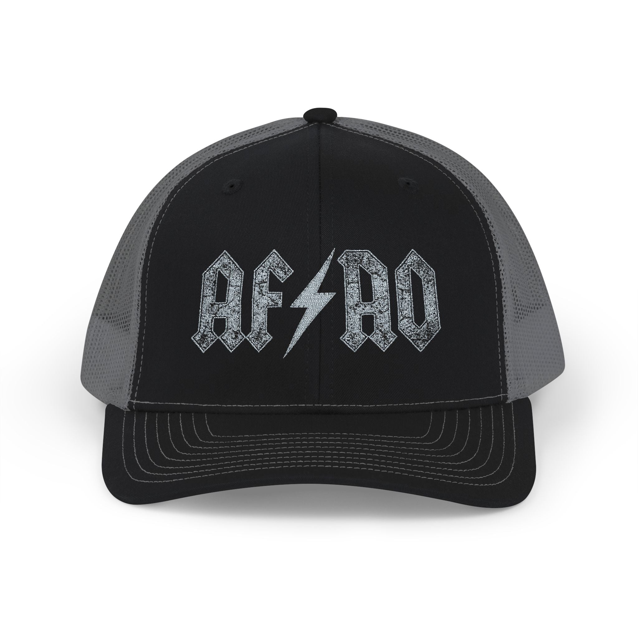 AF/AO Embroidered Trucker Cap - America first Snapback Hat